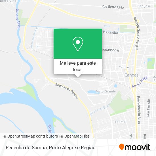 Resenha do Samba mapa