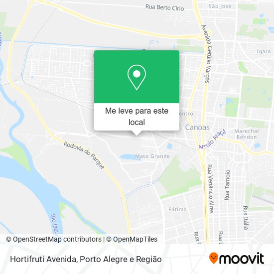 Hortifruti Avenida mapa