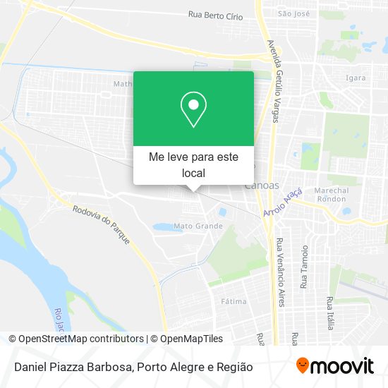 Daniel Piazza Barbosa mapa