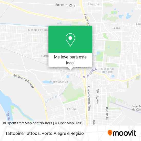 Tattooine Tattoos mapa