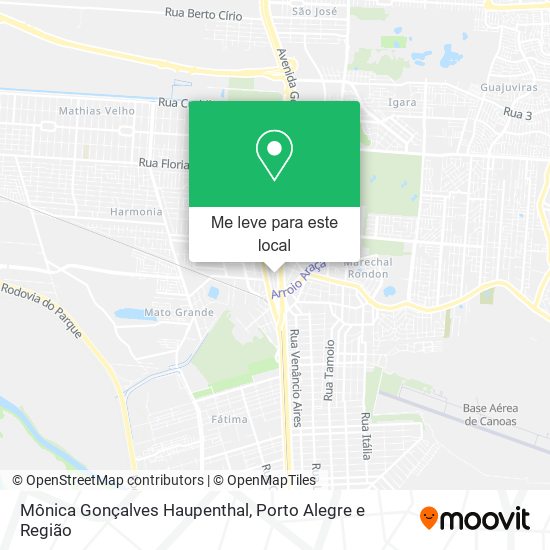 Mônica Gonçalves Haupenthal mapa