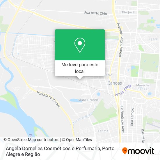 Angela Dornelles Cosméticos e Perfumaria mapa
