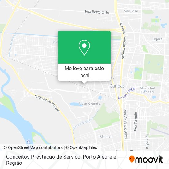 Conceitos Prestacao de Serviço mapa