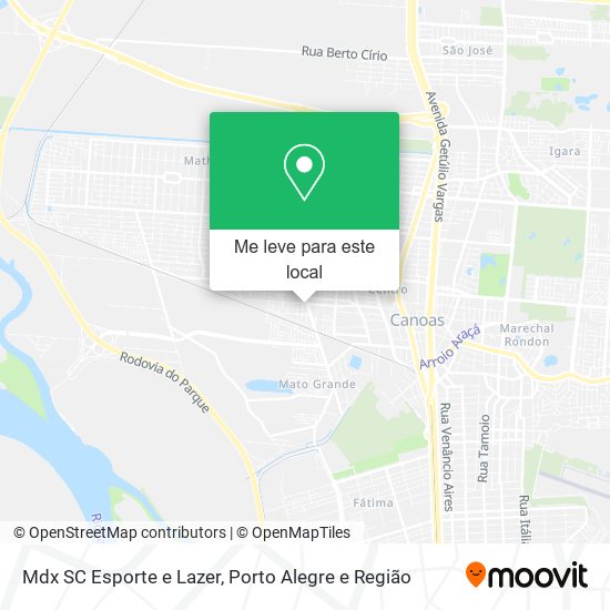 Mdx SC Esporte e Lazer mapa
