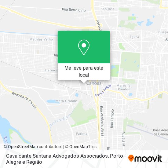 Cavalcante Santana Advogados Associados mapa