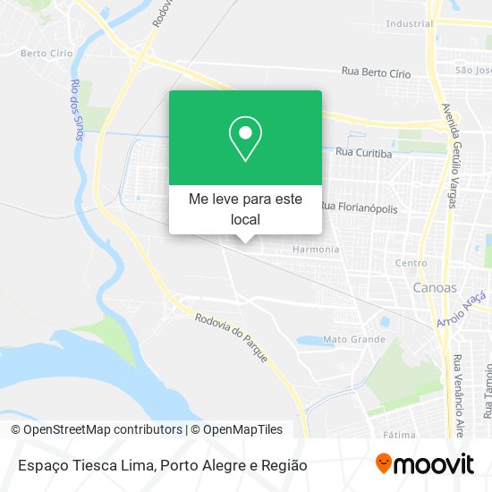 Espaço Tiesca Lima mapa