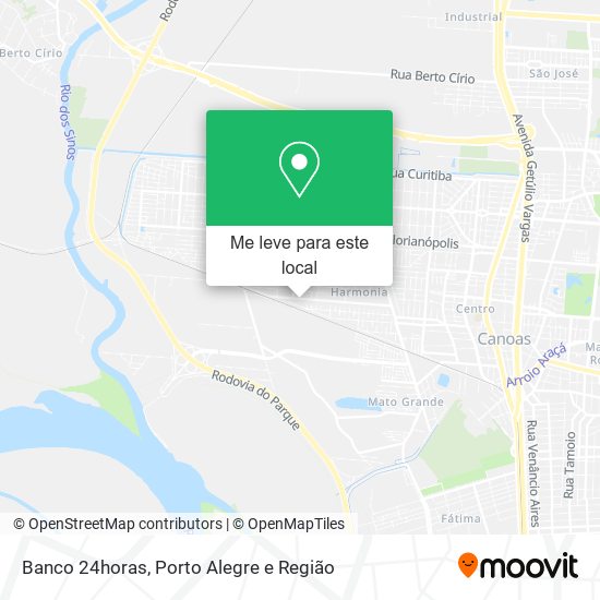 Banco 24horas mapa