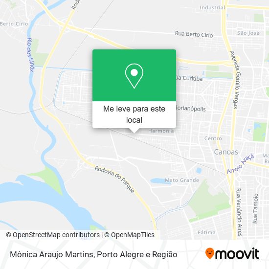 Mônica Araujo Martins mapa