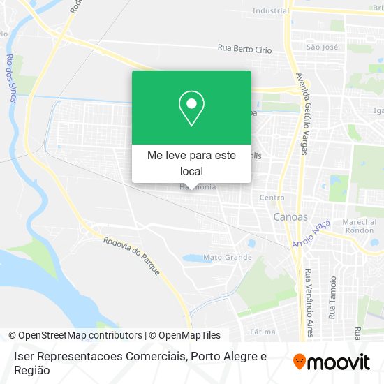 Iser Representacoes Comerciais mapa