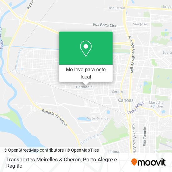 Transportes Meirelles & Cheron mapa