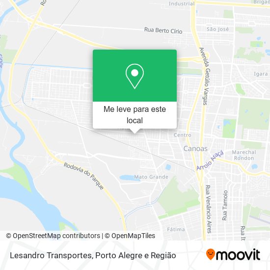 Lesandro Transportes mapa