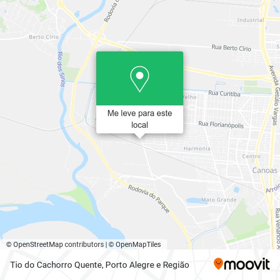 Tio do Cachorro Quente mapa