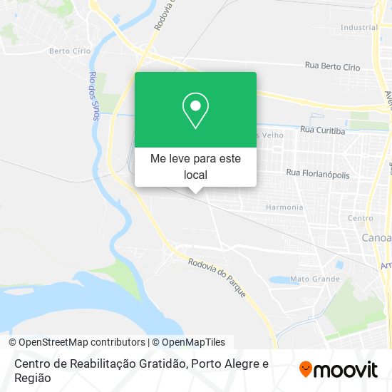 Centro de Reabilitação Gratidão mapa