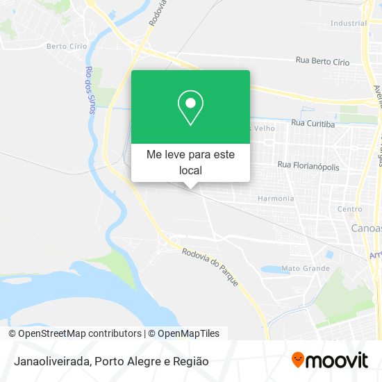 Janaoliveirada mapa