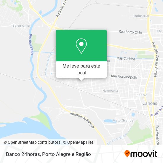 Banco 24horas mapa