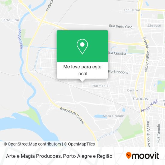 Arte e Magia Producoes mapa