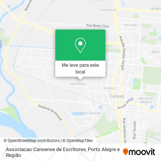 Associacao Canoense de Escritores mapa