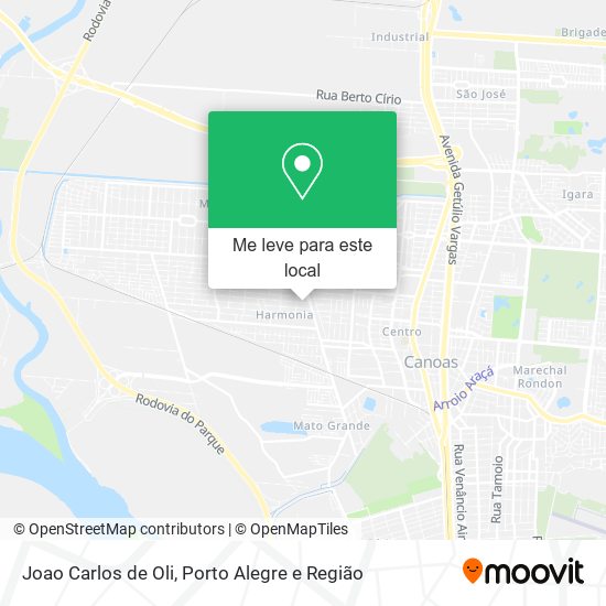 Joao Carlos de Oli mapa