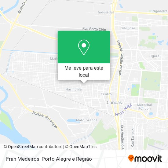 Fran Medeiros mapa