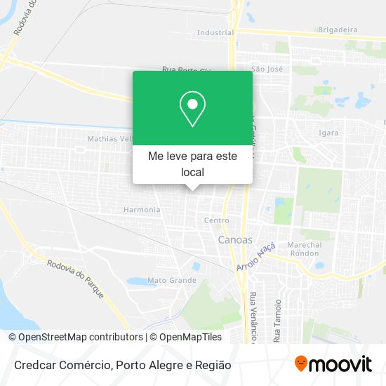 Credcar Comércio mapa