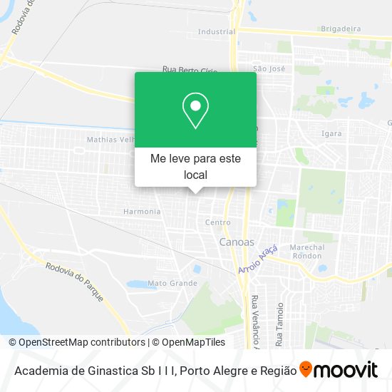 Academia de Ginastica Sb I I I mapa