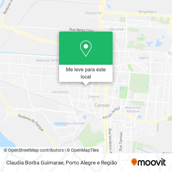 Claudia Borba Guimarae mapa