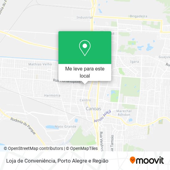 Loja de Conveniência mapa