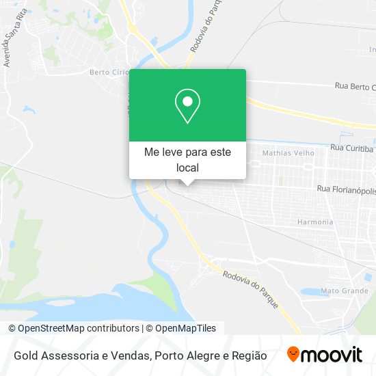 Gold Assessoria e Vendas mapa