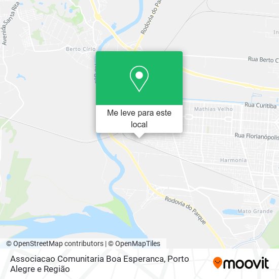 Associacao Comunitaria Boa Esperanca mapa