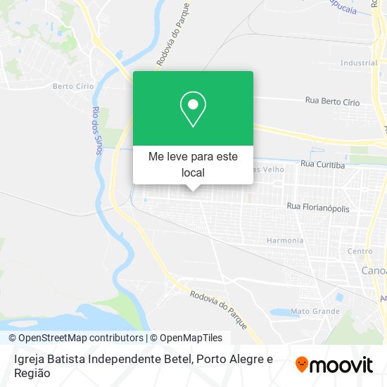 Igreja Batista Independente Betel mapa