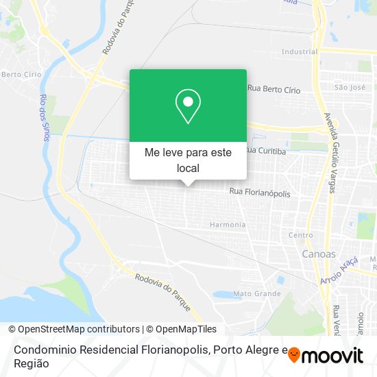 Condominio Residencial Florianopolis mapa