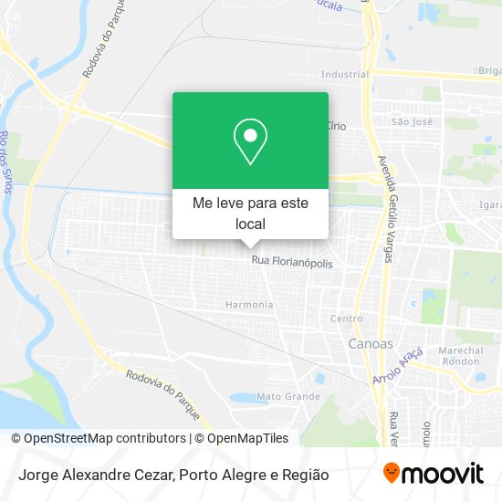 Jorge Alexandre Cezar mapa