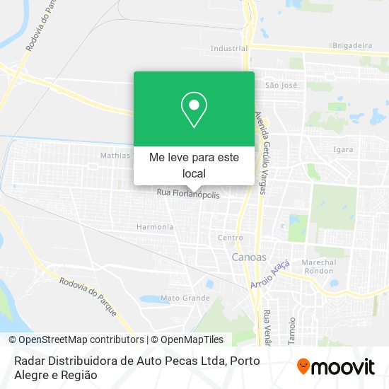 Radar Distribuidora de Auto Pecas Ltda mapa