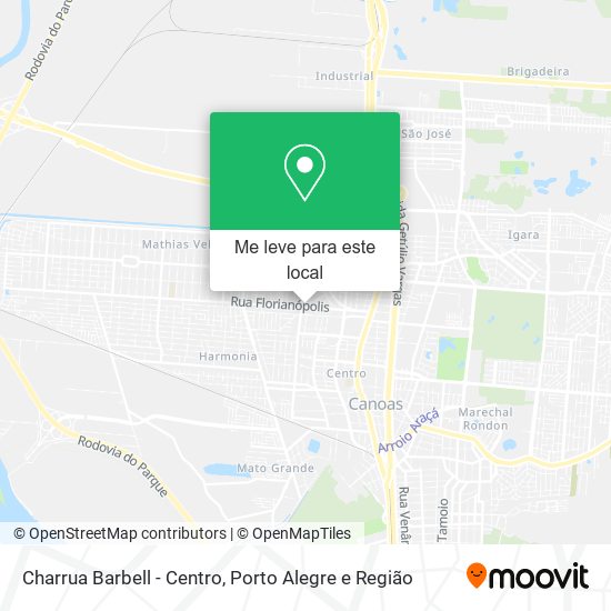 Charrua Barbell - Centro mapa