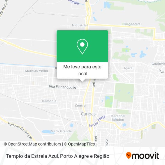 Templo da Estrela Azul mapa