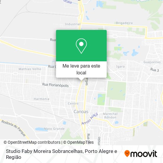 Studio Faby Moreira Sobrancelhas mapa