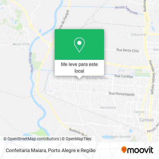 Confeitaria Maiara mapa