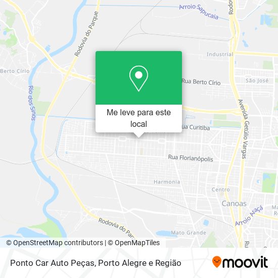 Ponto Car Auto Peças mapa