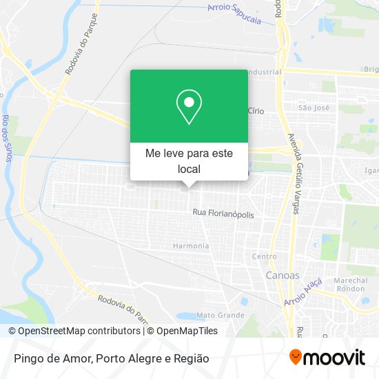 Pingo de Amor mapa