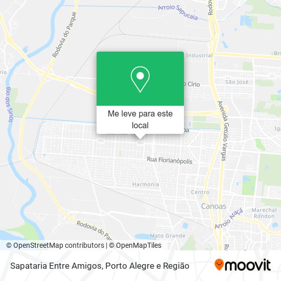 Sapataria Entre Amigos mapa
