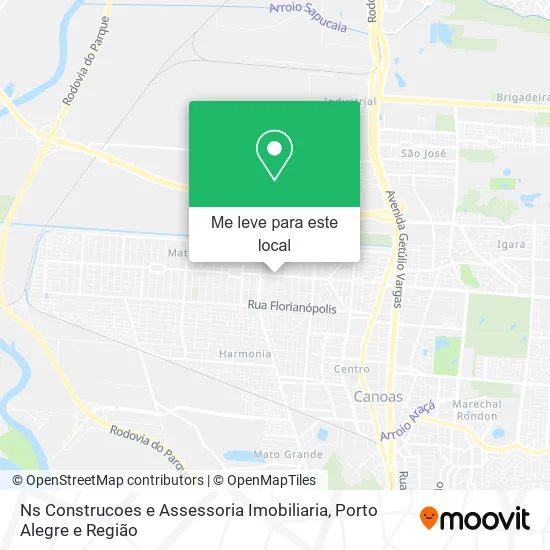 Ns Construcoes e Assessoria Imobiliaria mapa