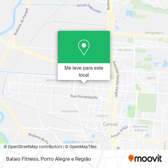 Balaio Fitness mapa