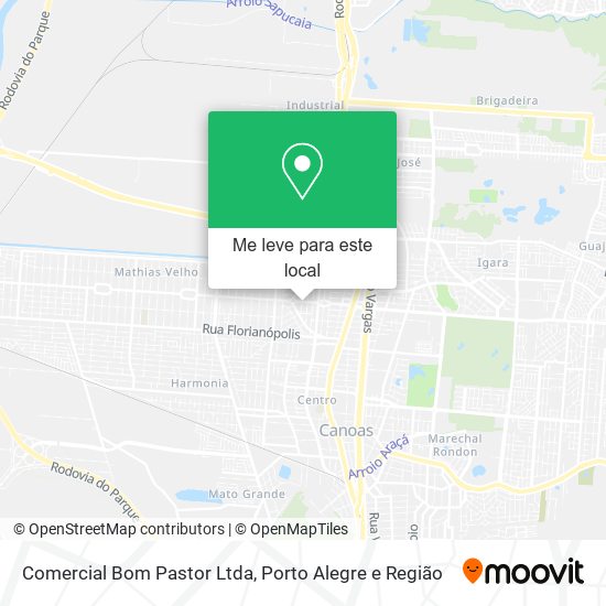 Comercial Bom Pastor Ltda mapa