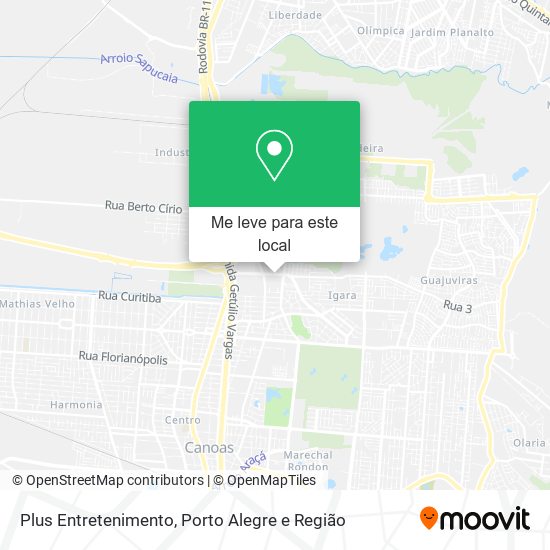 Plus Entretenimento mapa