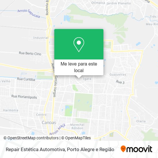 Repair Estética Automotiva mapa