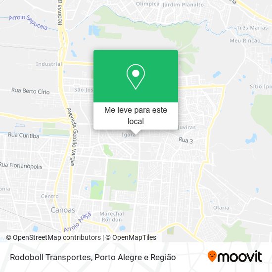 Rodoboll Transportes mapa