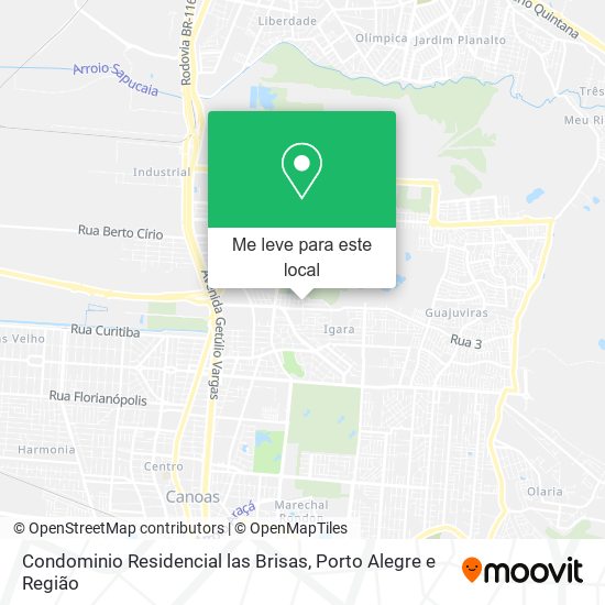 Condominio Residencial las Brisas mapa