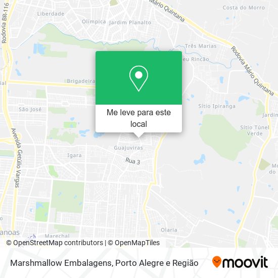 Marshmallow Embalagens mapa
