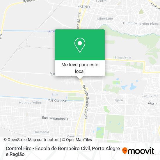 Control Fire - Escola de Bombeiro Civil mapa