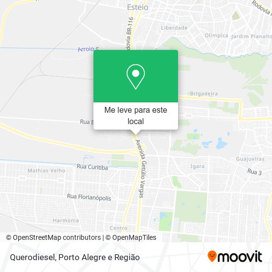 Querodiesel mapa